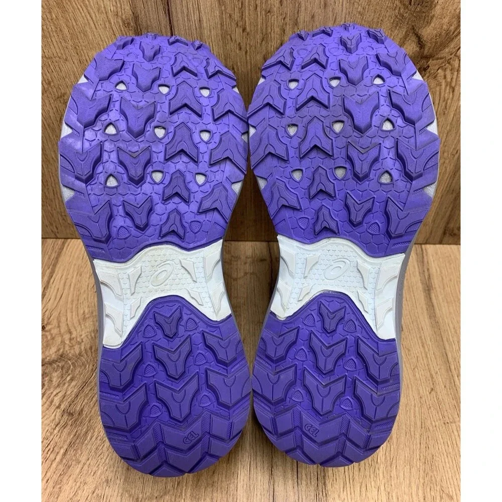 ASICS Gel-Venture 10 Women's Trail Running Shoes Gray Purple Wide D Size 9
